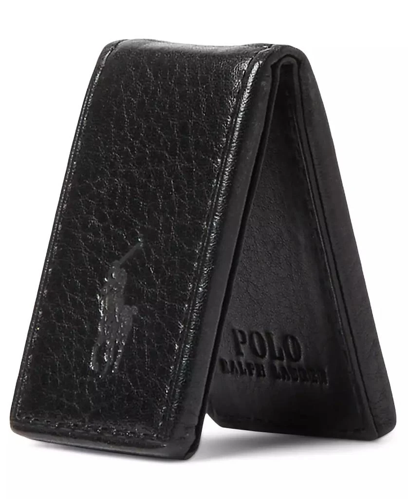 商品Ralph Lauren|Men's Pebbled Leather Money Clip,价格¥418,第2张图片详细描述