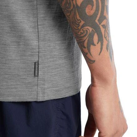 商品Icebreaker|Tech Lite II Natural Run Club Short-Sleeve T-Shirt - Men's,价格¥314,第3张图片详细描述