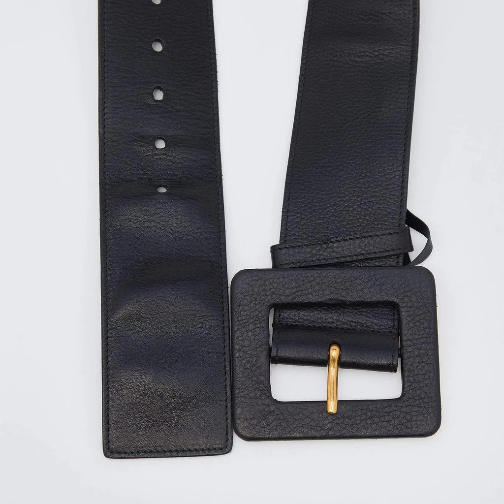商品[二手商品] Yves Saint Laurent|Saint Laurent Black Leather Waist Belt 75cm,价格¥1547,第2张图片详细描述