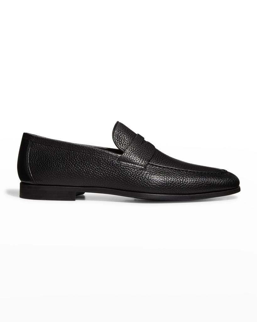 商品Magnanni|Men's Diezman II Leather Penny Loafers,价格¥3134,第1张图片