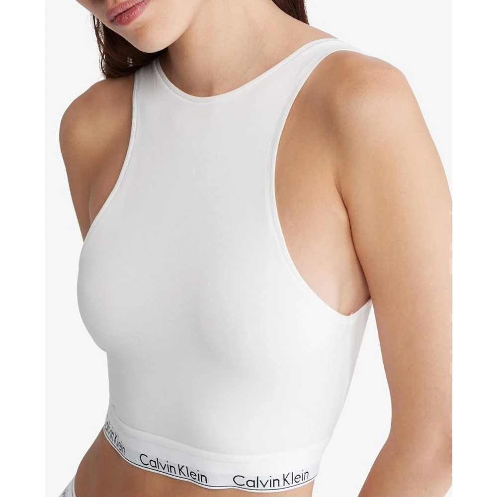 商品Calvin Klein|Women's Modern Cotton Unlined Longline Bralette QF7214,价格¥158,第3张图片详细描述