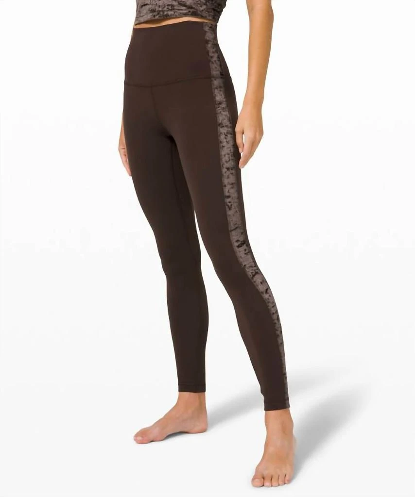 商品Lululemon|Align Super High Rise Pants 28" In Crushed Velvet French Press,价格¥649,第1张图片