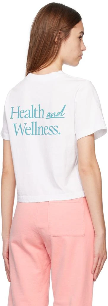 商品Sporty & Rich|White New Health T-Shirt,价格¥308,第3张图片详细描述