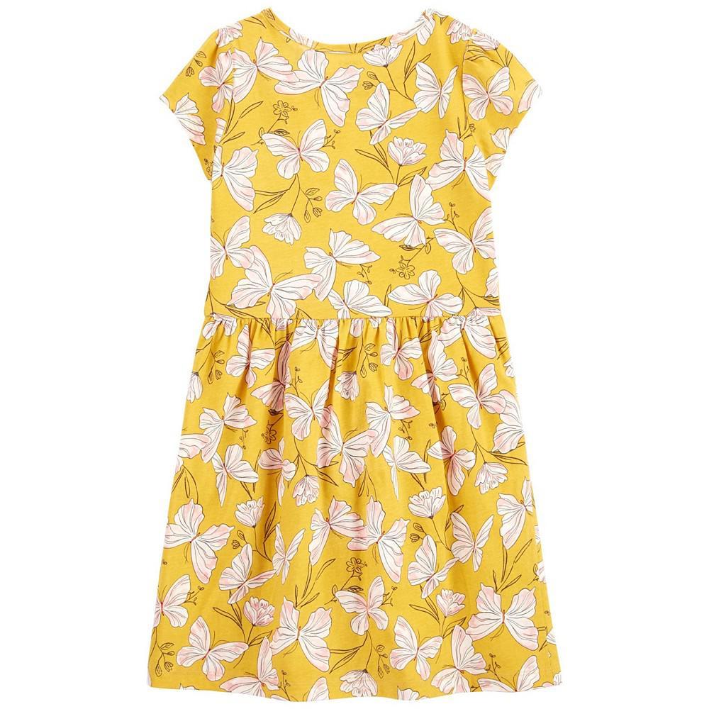 商品Carter's|Little Girls Butterfly Jersey Dress,价格¥71,第5张图片详细描述