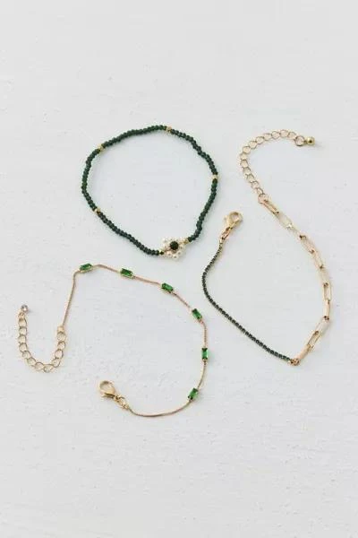 商品Urban Outfitters|Delicate Beaded Chain Bracelet Set,价格¥130,第2张图片详细描述