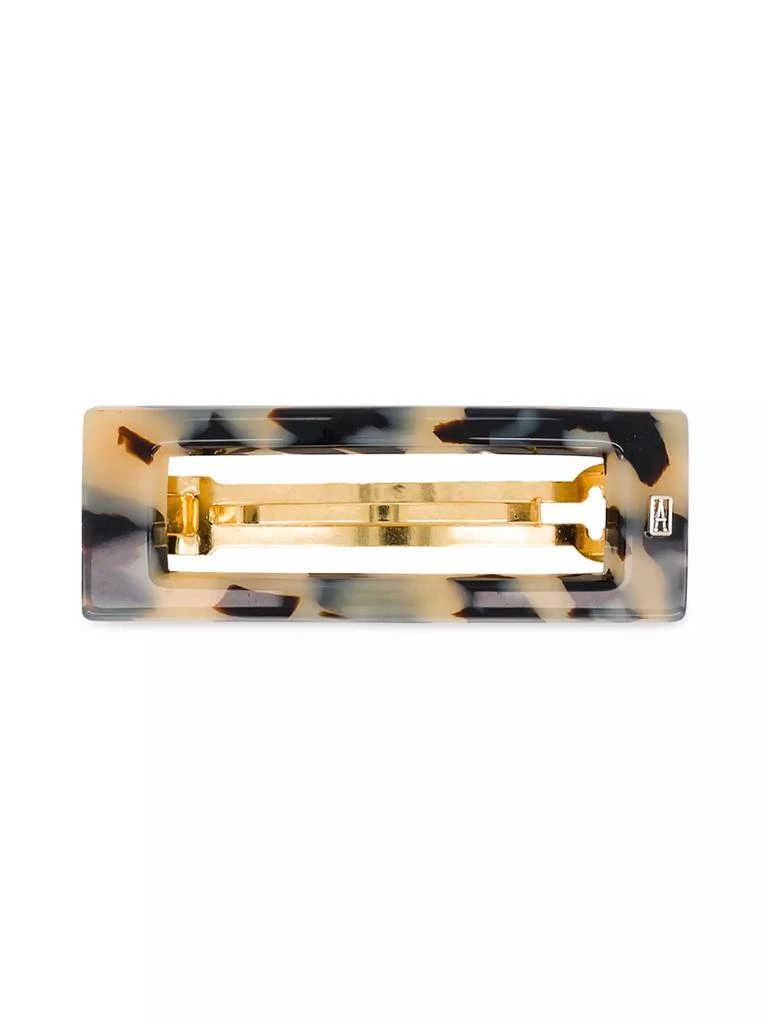 商品Alexandre de Paris|Positive Attitude Imprévu Tortoiseshell Barrette,价格¥563,第3张图片详细描述