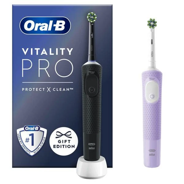 Oral B Vitality PRO Black and Lilac Duo Pack 商品