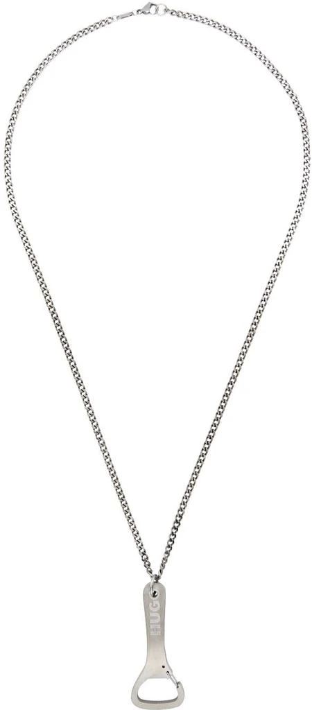 商品Hugo Boss|Silver Bottle Necklace,价格¥314,第1张图片