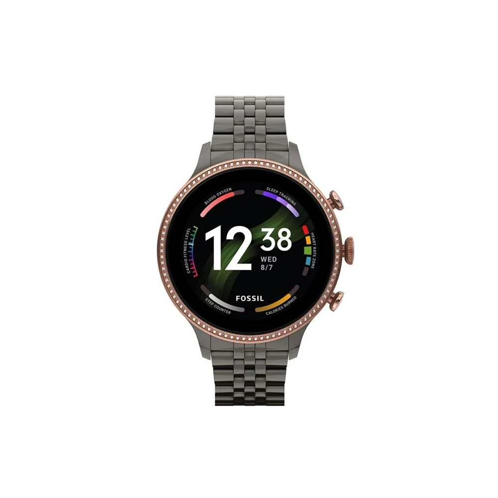 商品Fossil|Women's Gen 6 Smoke Bracelet Smartwatch 42mm,价格¥1839,第5张图片详细描述