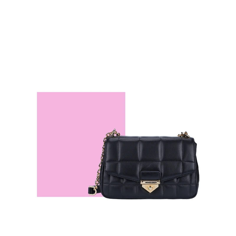 Michael Kors 迈克.科尔斯 女士黑色单肩包 30F0G1SL3L-BLACK 商品
