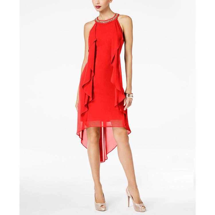 商品Thalia Sodi|Ruffled High-Low Dress, Created for Macy's,价格¥232,第2张图片详细描述