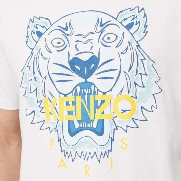 商品Kenzo|KENZO Men's Classic Tiger T-Shirt - White,价格¥564,第4张图片详细描述