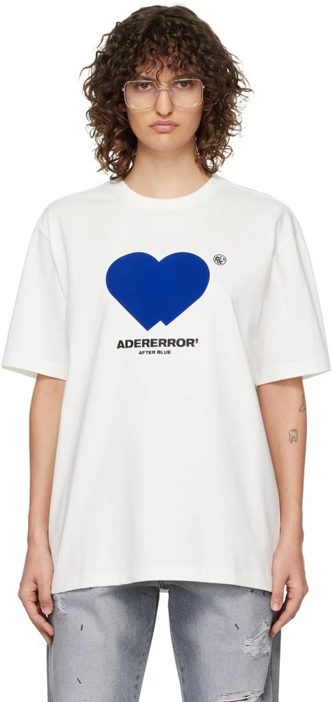 商品ADER error|White Flocked T-Shirt,价格¥841,第1张图片
