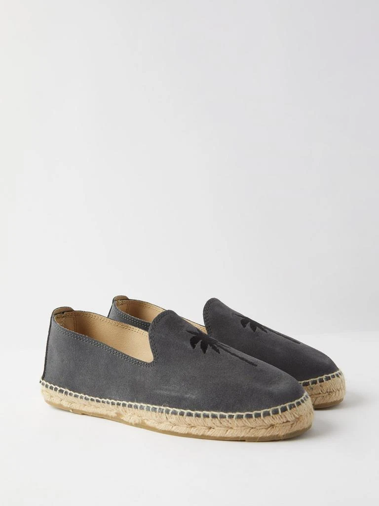 Logo-debossed suede espadrilles 商品