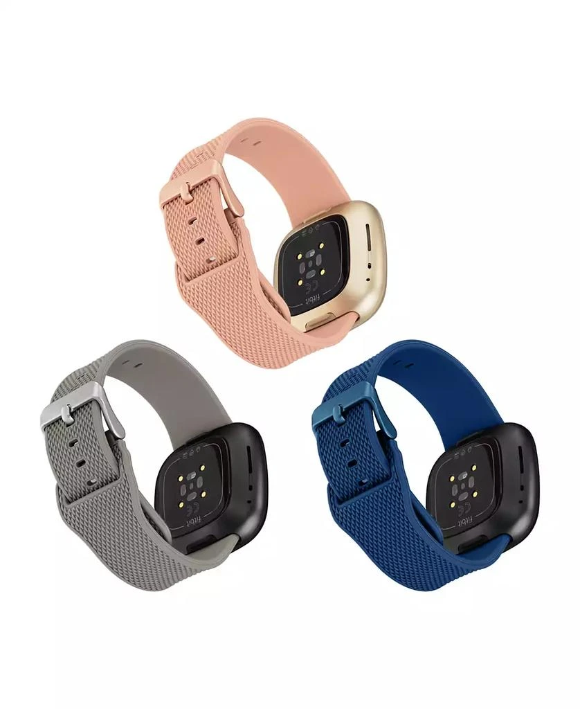 商品WITHit|Silicone Woven Band 3-Pack designed for the Fitbit Versa, Versa 2 And Versa Lite,价格¥135,第2张图片详细描述