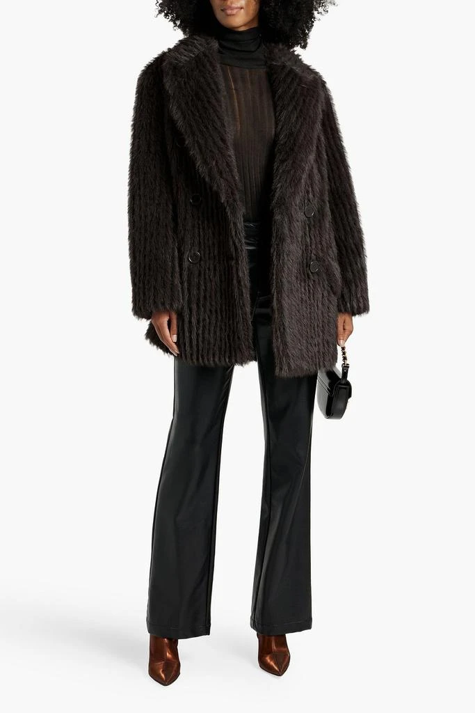 商品STAND STUDIO|Zenni double-breasted faux fur coat,价格¥1338,第2张图片详细描述