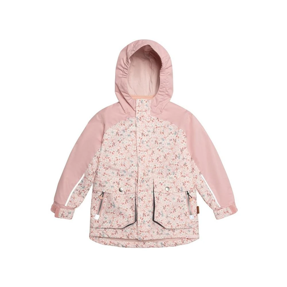 商品Deux par Deux|Girl Printed 3 In 1 Spring Rain Set Dusty Pink Mini Flowers & Grey Texture - Toddler|Child,价格¥923,第2张图片详细描述