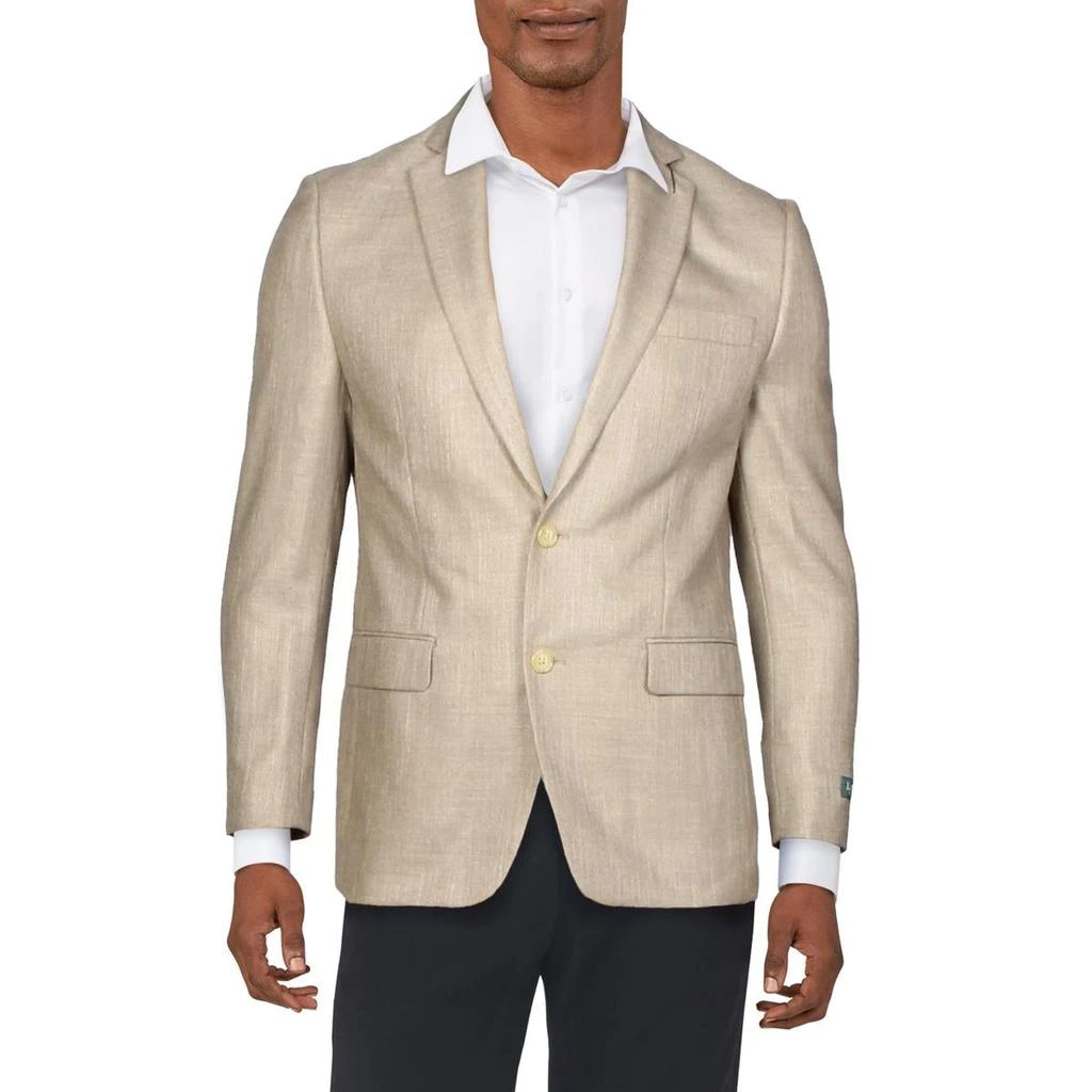 商品Ralph Lauren|Mens Linen Blend Business Two-Button Blazer,价格¥458,第3张图片详细描述