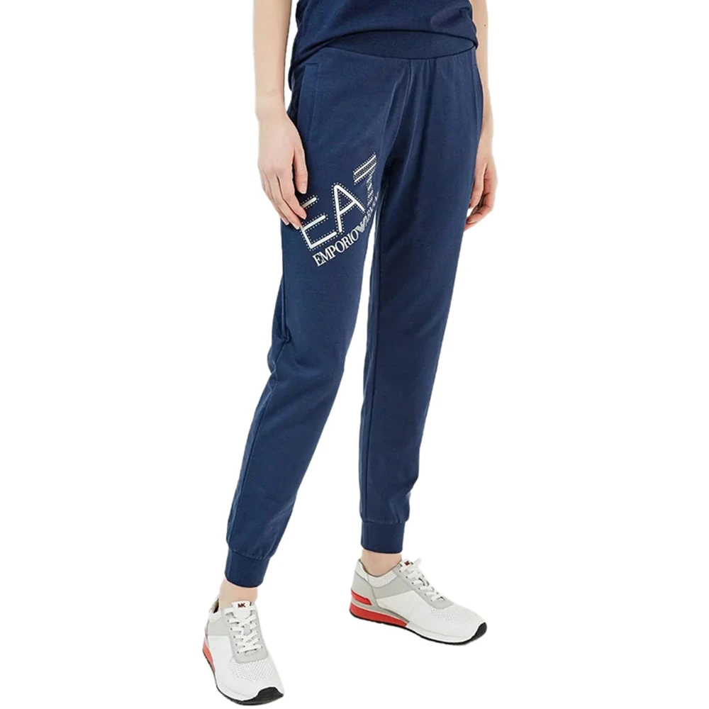 商品Emporio Armani|EMPORIO ARMANI 蓝色女士运动裤 3ZTP70-TJ31Z-1554,价格¥626,第1张图片