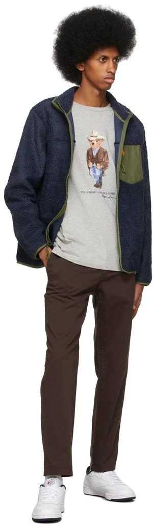 商品Ralph Lauren|Grey Polo Bear T-Shirt,价格¥363,第4张图片详细描述