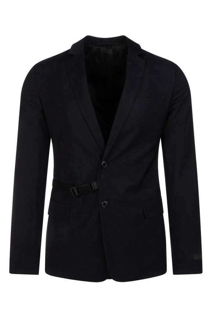 商品Prada|Prada Buckle-Clip Detail Buttoned Blazer,价格¥6653,第1张图片