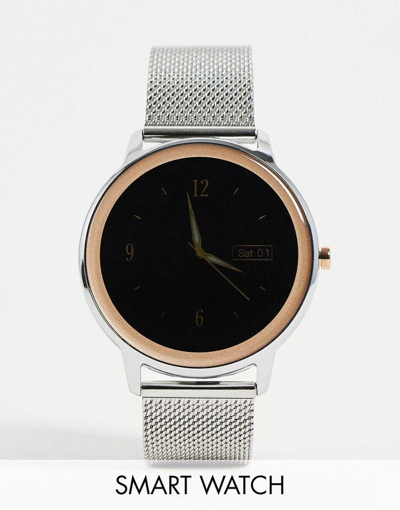 商品Sekonda|Sekonda womens smart watch with mesh bracelet in silver,价格¥820,第1张图片
