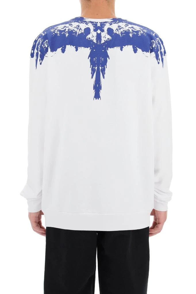 商品Marcelo Burlon|Marcelo burlon tempera wings crewneck sweatshirt,价格¥1480,第3张图片详细描述