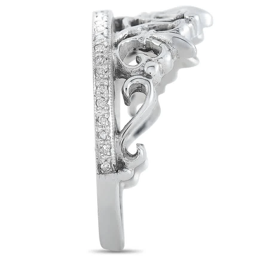 商品King Baby|14K White Gold and Gemstone Tiara Ring,价格¥2302,第2张图片详细描述
