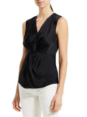 商品Theory|Twist Satin Blouse,价格¥404,第3张图片详细描述