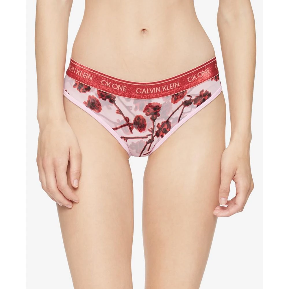商品Calvin Klein|CK One Women's Glitter Bikini Underwear,价格¥117,第3张图片详细描述