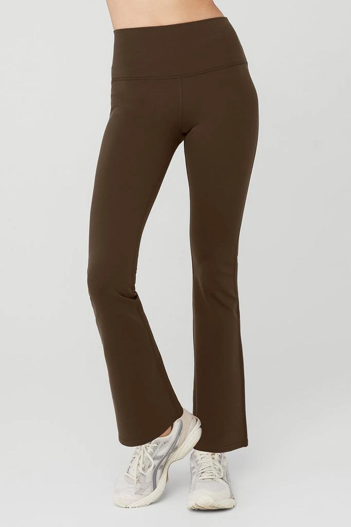 商品Alo|Airbrush High-Waist 7/8 Bootcut Legging - Espresso,价格¥1067,第1张图片