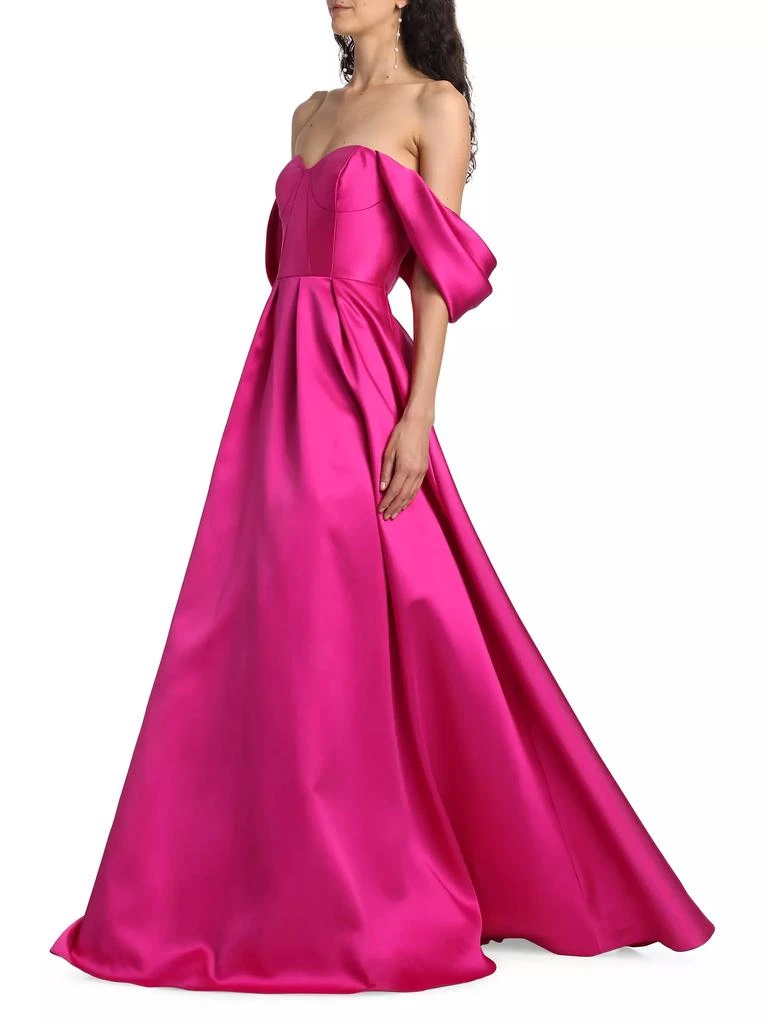 商品Vera Wang Bride|Viktor Off-The-Shoulder Mikado Gown,价格¥4452,第4张图片详细描述