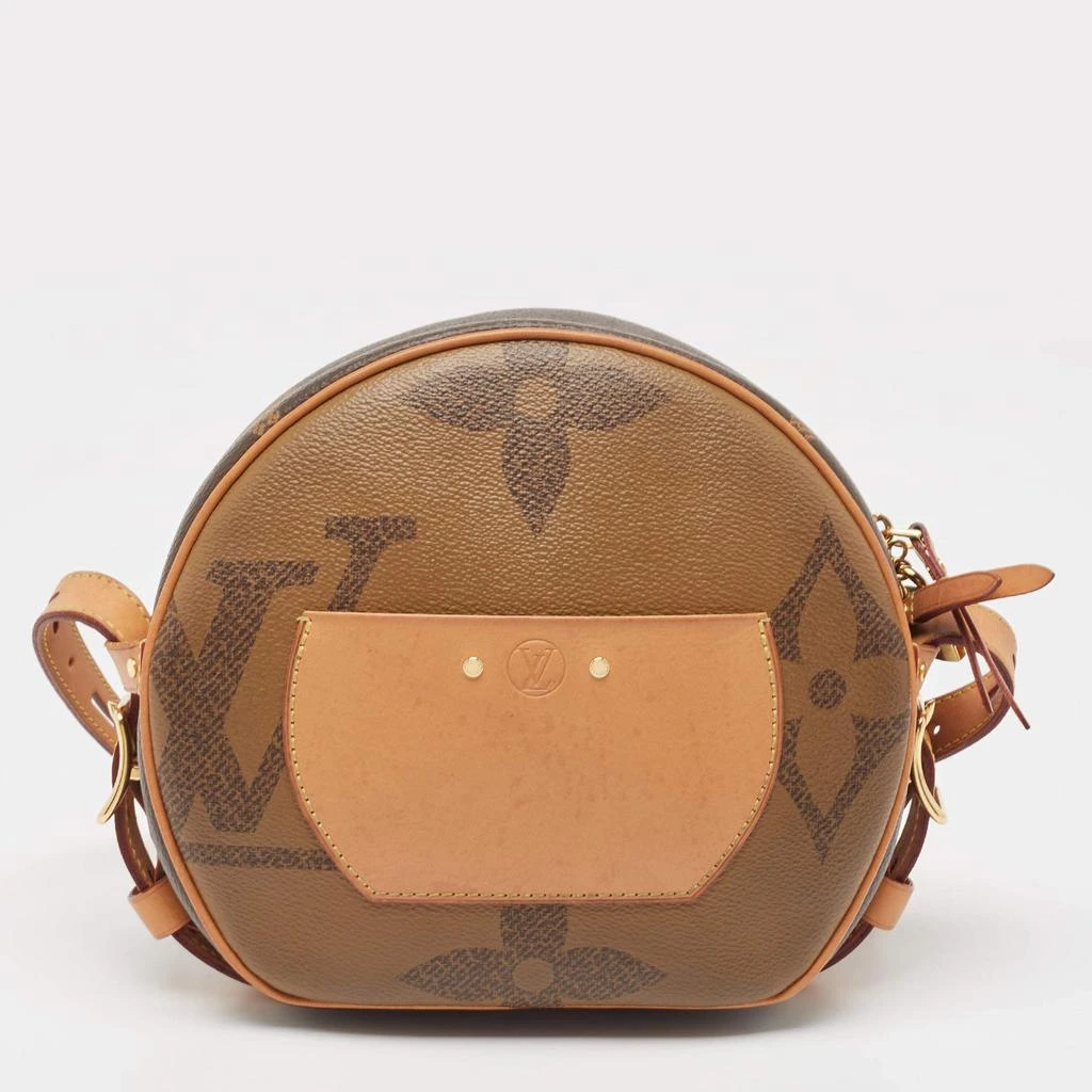 商品[二手商品] Louis Vuitton|Louis Vuitton Monogram Giant Reverse Canvas Boite Chapeau Souple MM Bag,价格¥13199,第4张图片详细描述