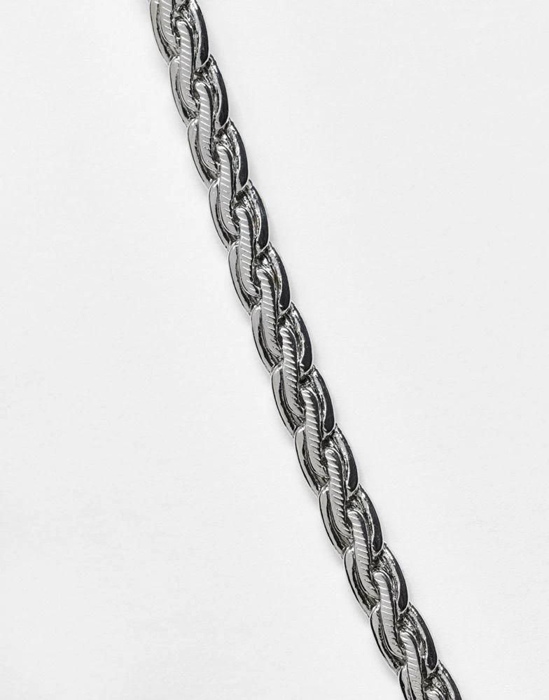 商品Reclaimed Vintage|Reclaimed Vintage inspired unisex everyday chain necklace in silver,价格¥88,第3张图片详细描述