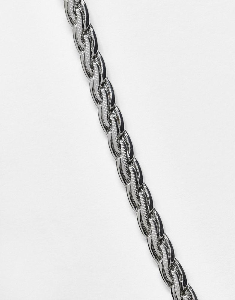 商品Reclaimed Vintage|Reclaimed Vintage inspired unisex everyday chain necklace in silver,价格¥81,第5张图片详细描述