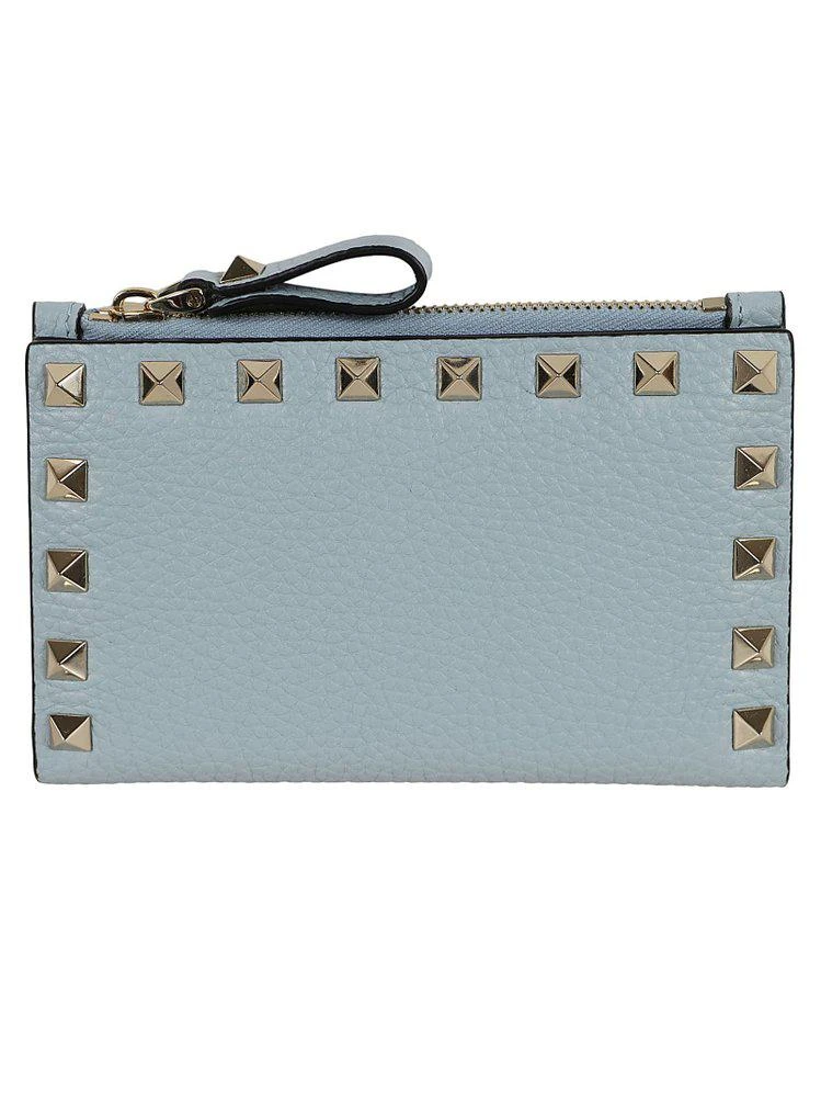 商品Valentino|Valentino Garavani Rockstud Zip-Up Cardholder,价格¥2643,第1张图片