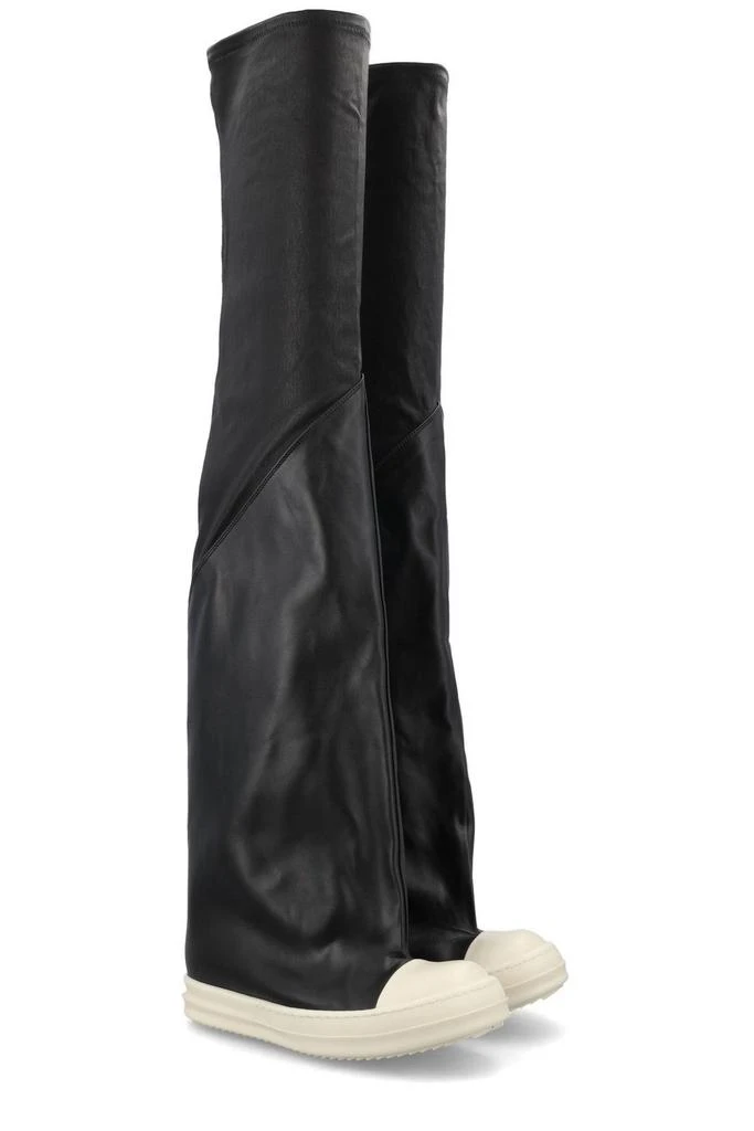 商品Rick Owens|Rick Owens Contrast-Toe Thigh-High Boots,价格¥13039,第3张图片详细描述