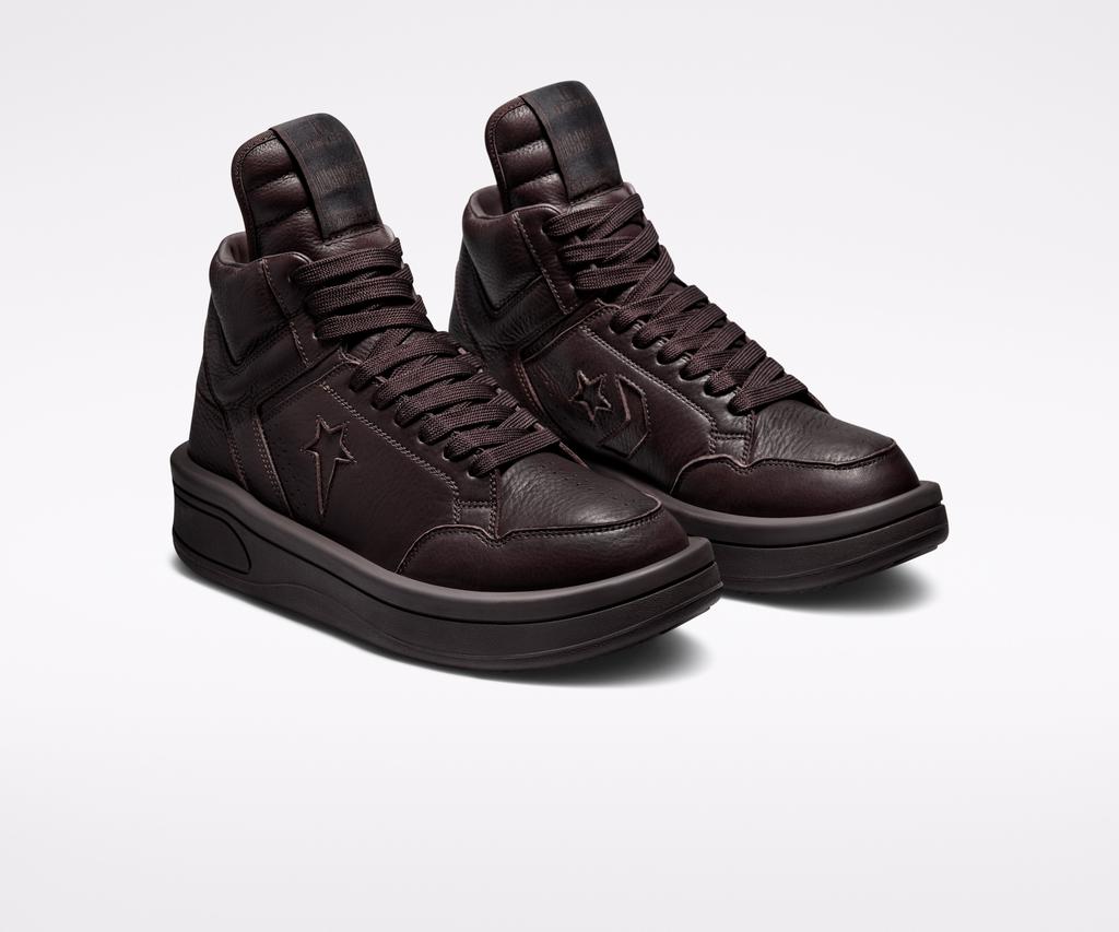 RICK OWENS DRKSHDW X CONVERSE TURBOWPN HI SNEAKERS商品第4张图片规格展示