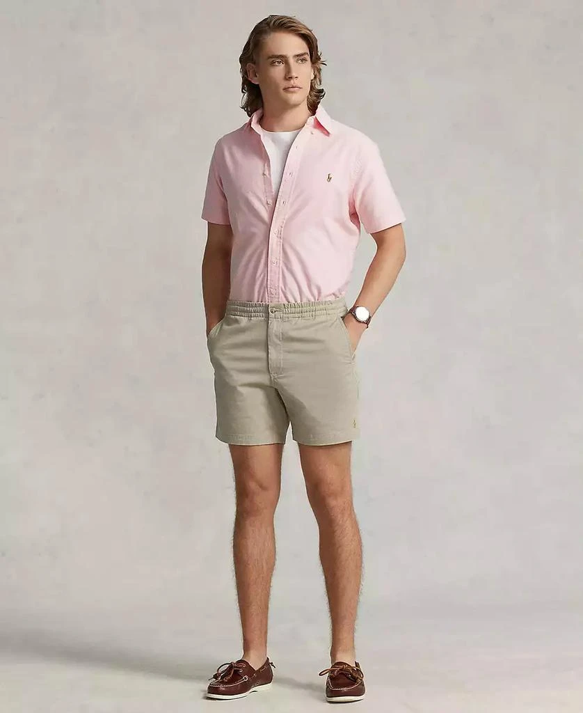 商品Ralph Lauren|Men's Classic-Fit Short-Sleeve Oxford Shirt,价格¥868,第4张图片详细描述