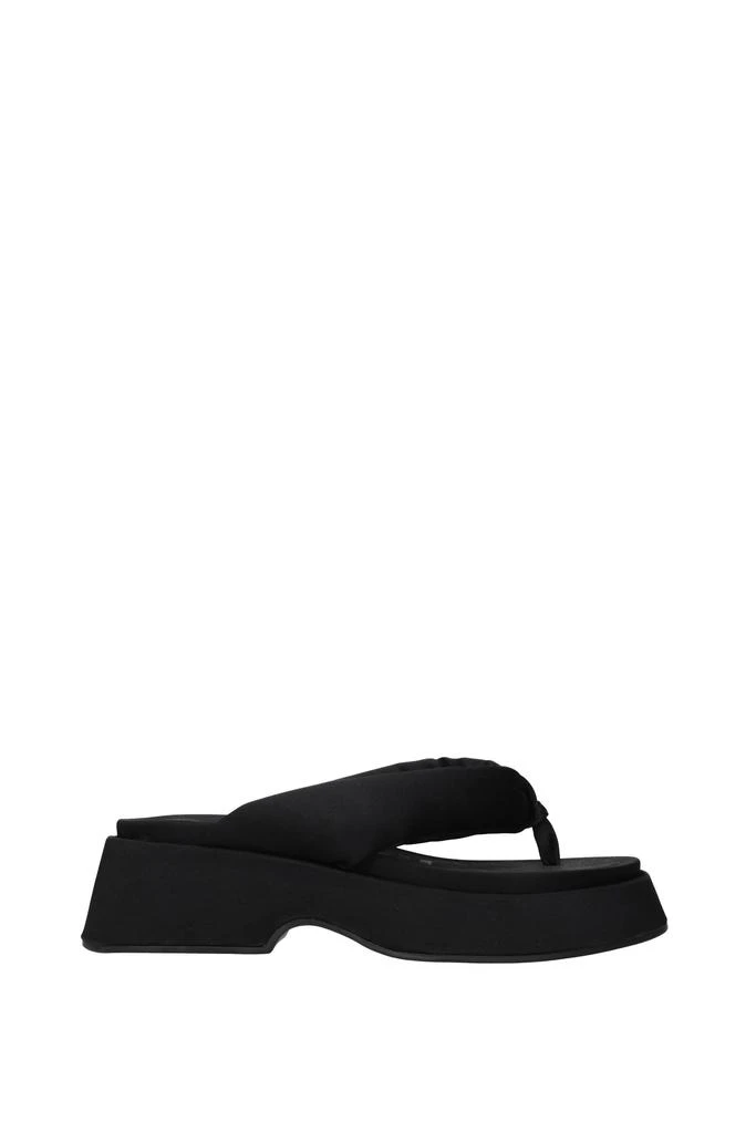 商品Ganni|Flip flops Fabric Black,价格¥1047,第1张图片