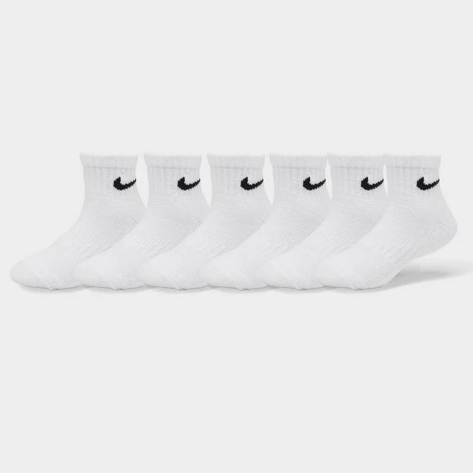 商品NIKE|Little Kids' Nike Dri-FIT Ankle Socks (6-Pack),价格¥151,第1张图片