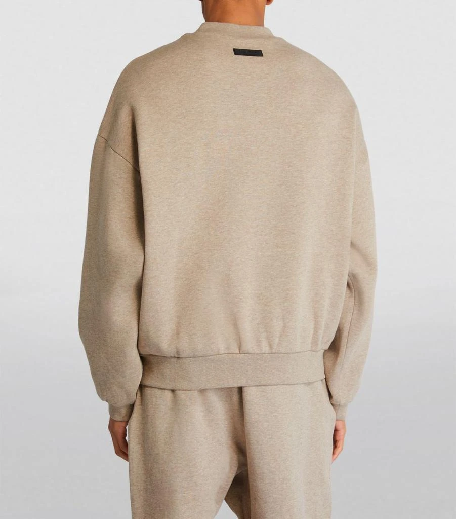 商品Essentials|Cotton-Blend Crew-Neck Sweater,价格¥908,第4张图片详细描述