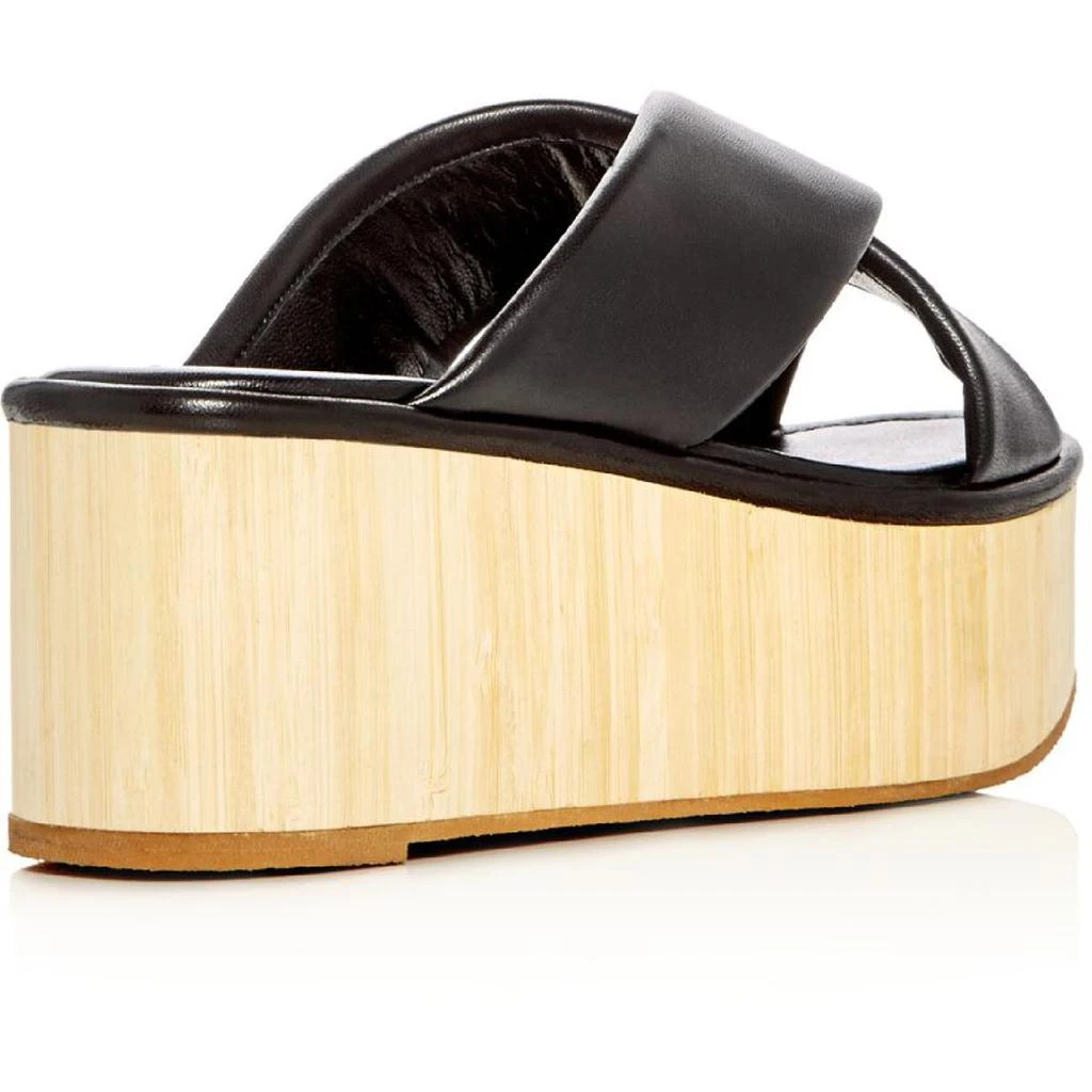 商品ROBERT CLERGERIE|Robert Clergerie Womens Leather Slide Platform Sandals,价格¥518,第2张图片详细描述