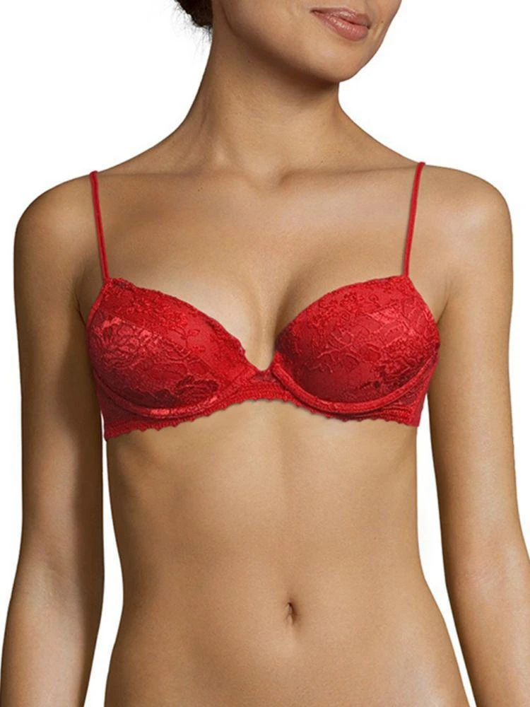 商品La Perla|Reggiseno Floral-Lace Underwire Push-Up Bra,价格¥651,第1张图片