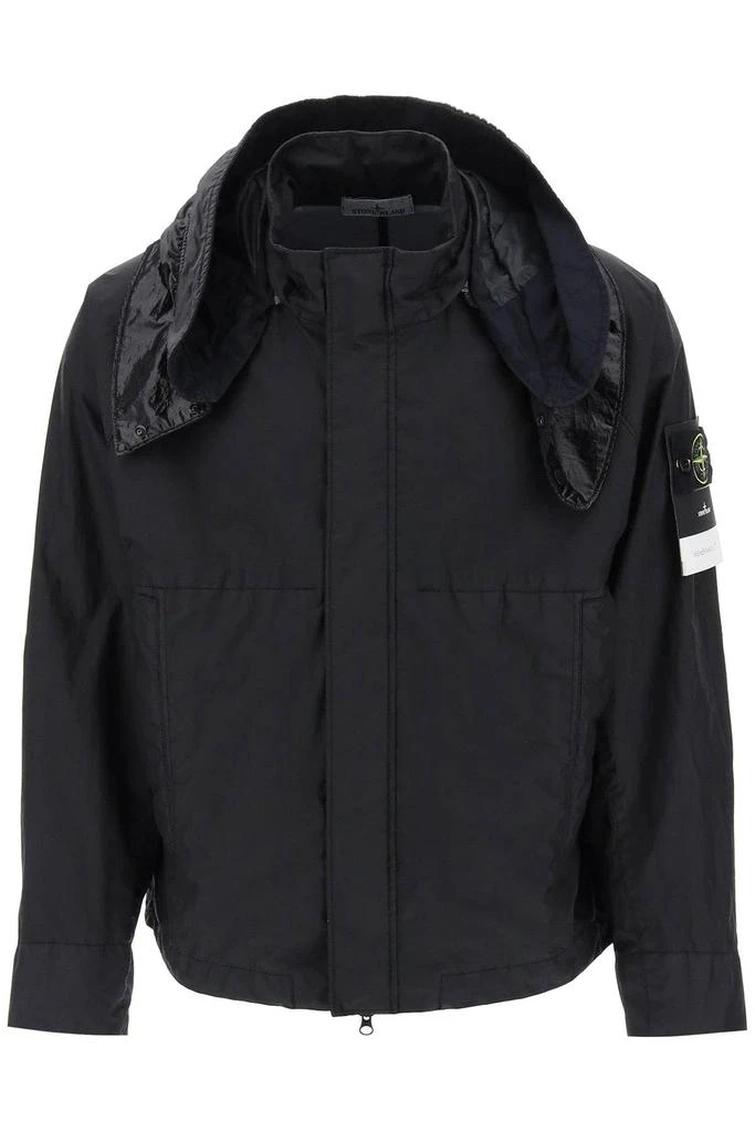 商品Stone Island|HOODED JACKET IN MEMBRANA 3L TC,价格¥2668,第1张图片