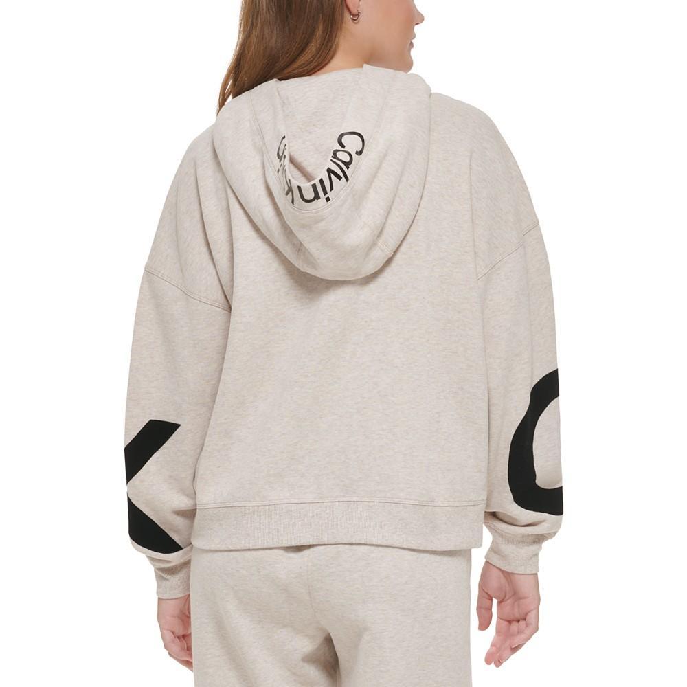 商品Calvin Klein|Women's Long-Sleeve Hooded Sweatshirt,价格¥299,第4张图片详细描述
