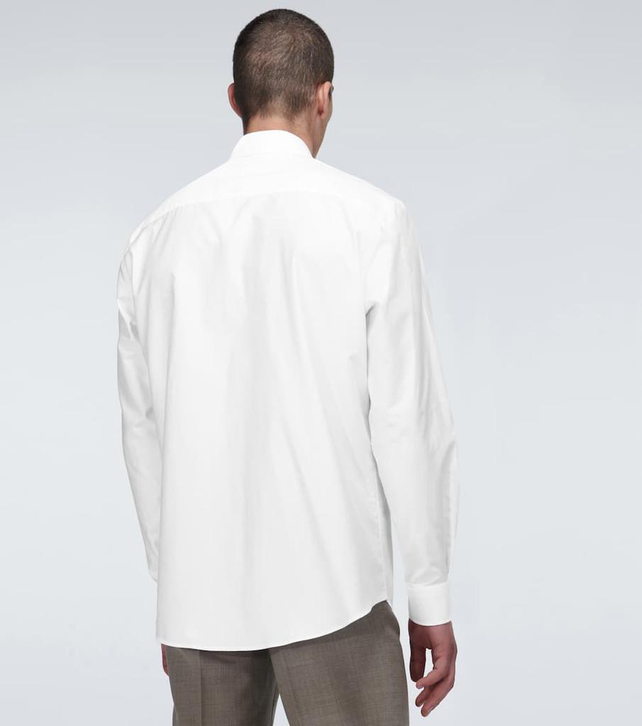 棉质蕾丝细节牛津长袖衬衫商品第4张图片规格展示