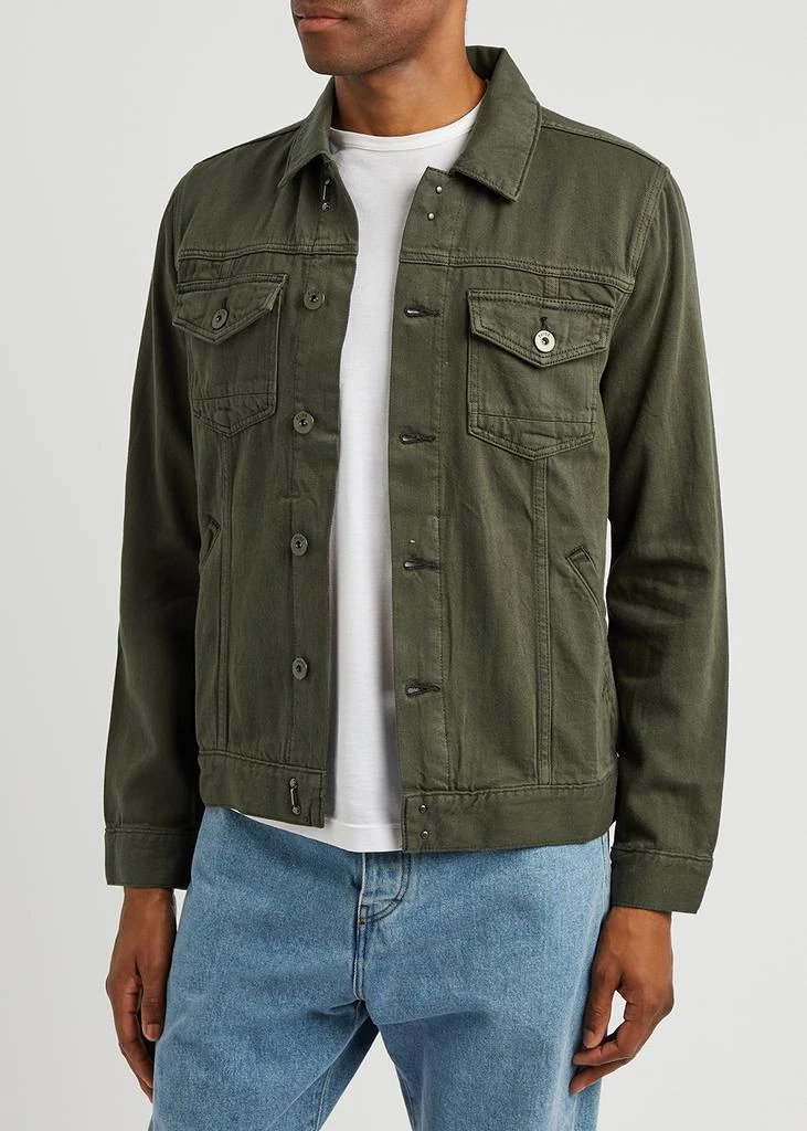 商品Paige|Scout army green denim jacket,价格¥2673,第2张图片详细描述