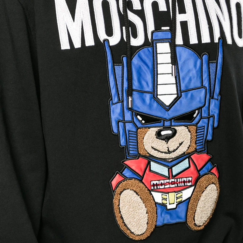 MOSCHINO 黑色女士卫衣/帽衫 V1706-5527-1555 商品