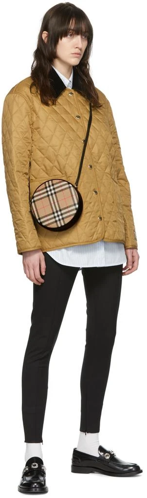 商品Burberry|Tan Polyester Jacket,价格¥10617,第4张图片详细描述